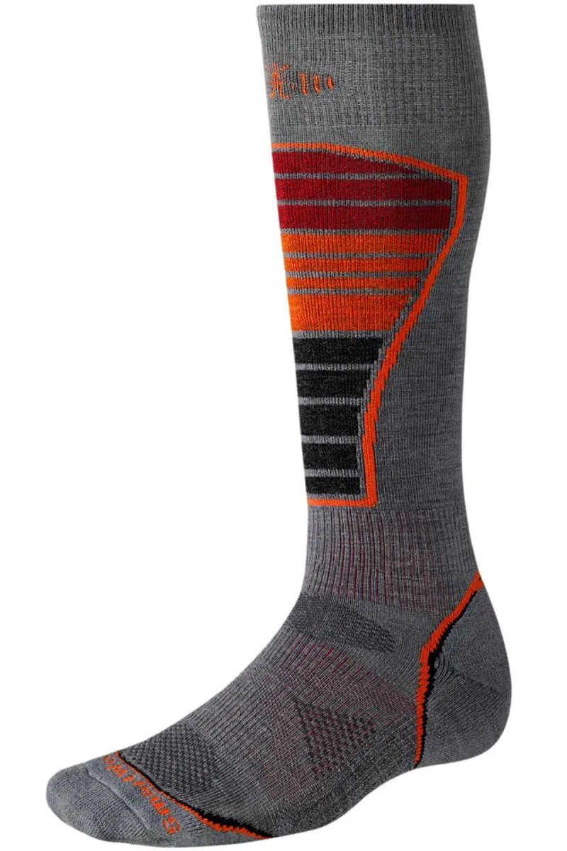 Smartwool PHD Light Merino Wool Mens Ski Socks Graphite