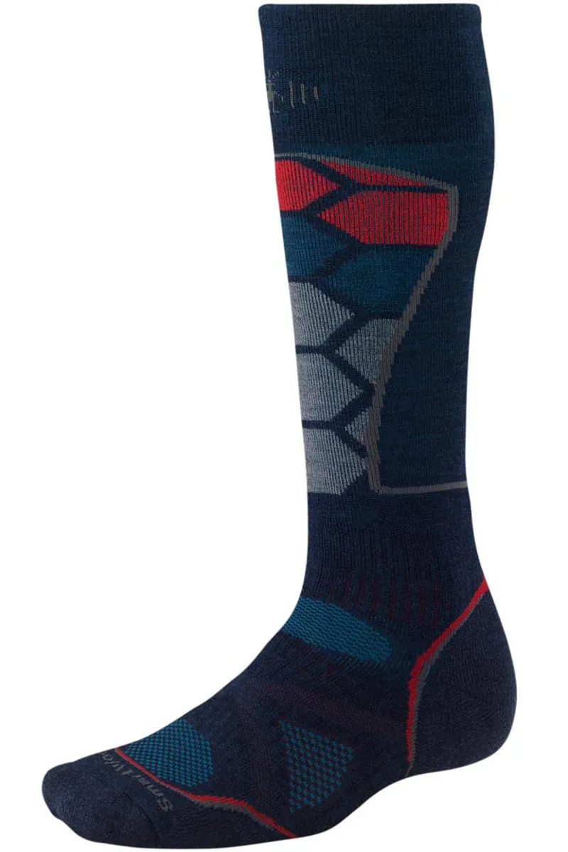 Smartwool PHD Medium Weight Merino Mens Ski Socks Navy