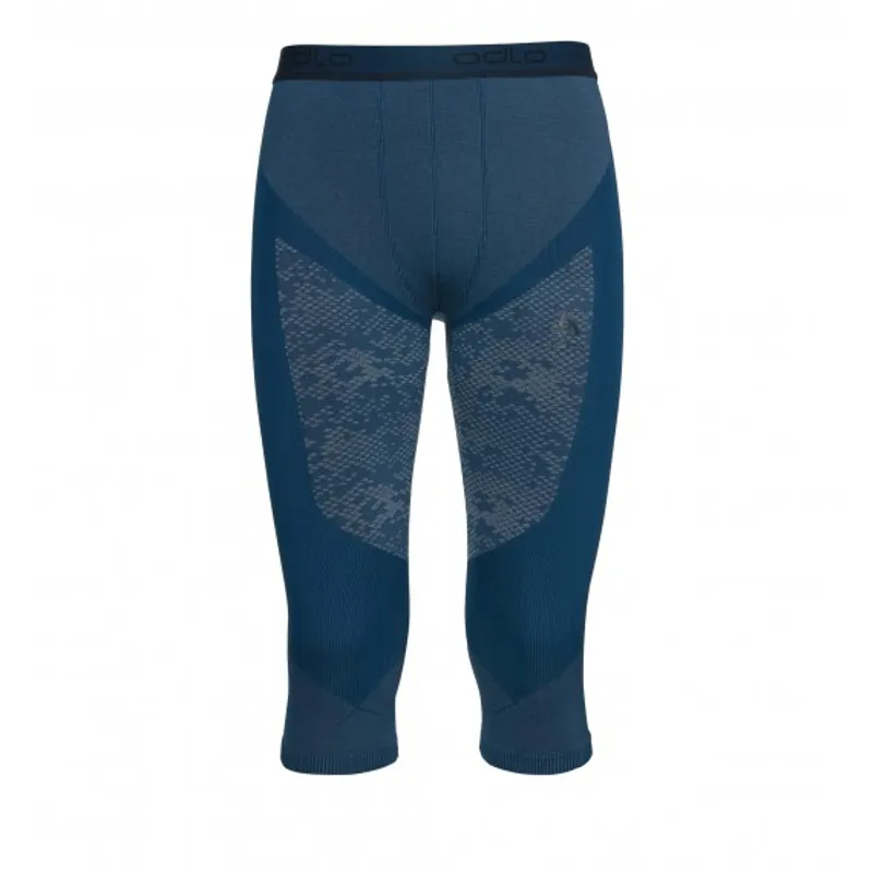 Odlo Evolution Warm Thermal base layer 3/4 Pants Blue