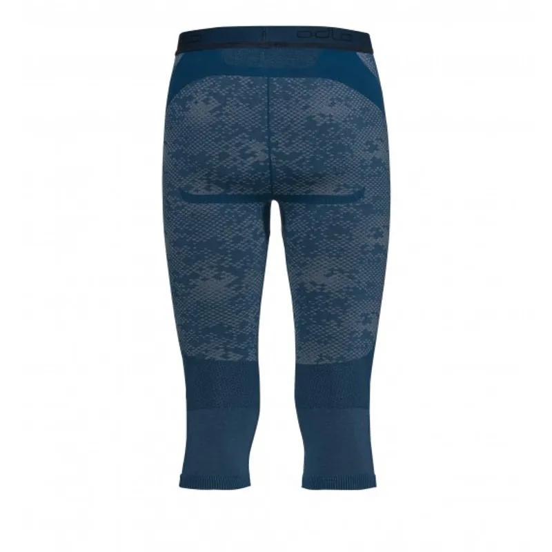 Odlo Evolution Warm Thermal base layer 3/4 Pants Blue