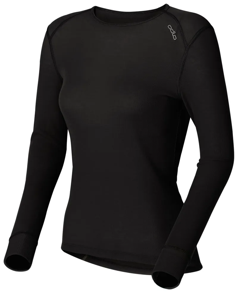 Odlo Warm Ladies Crew Neck Thermal Top Black