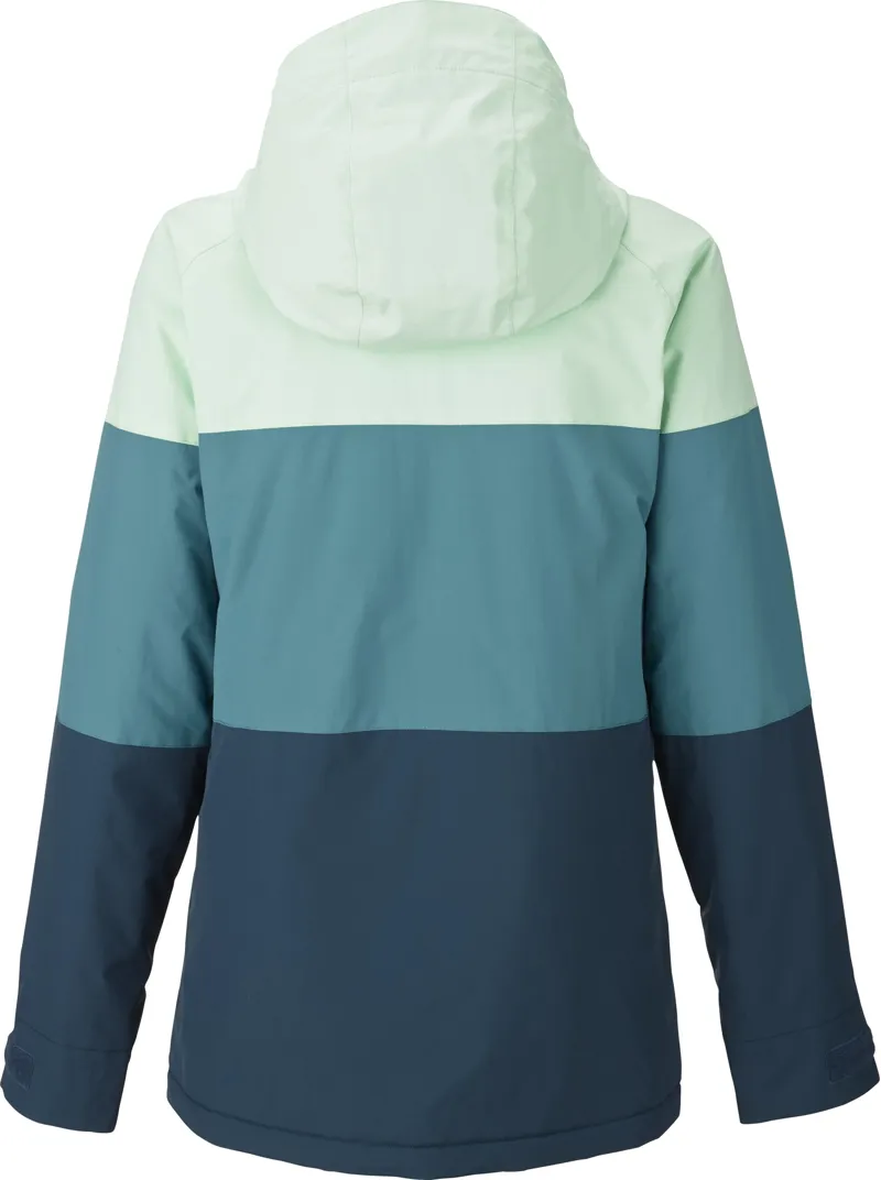 Burton Radiant Ladies Ski Snowboard Jacket Millimint Colorblock